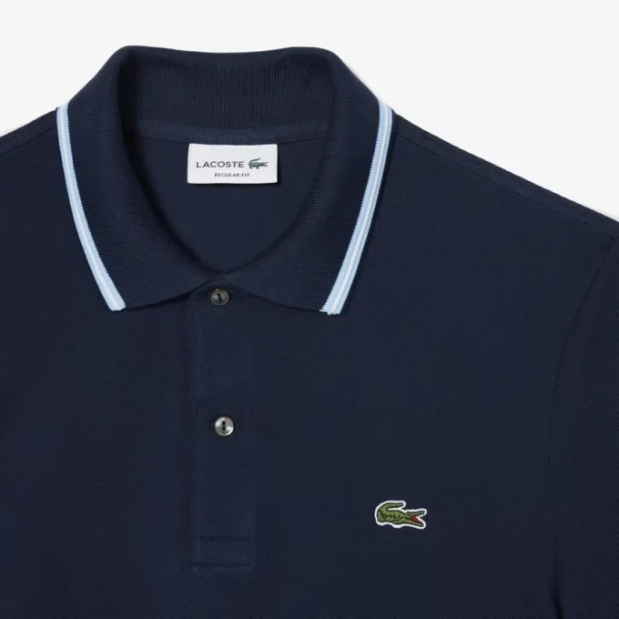 Polo L.12.12 de corte regular con detalles decorativos para hombre
