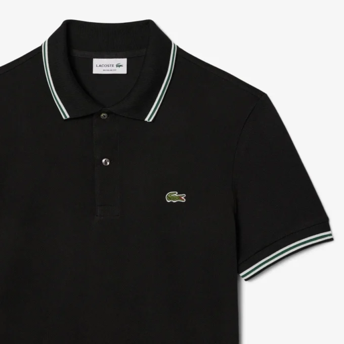 Polo L.12.12 de corte regular con detalles decorativos para hombre