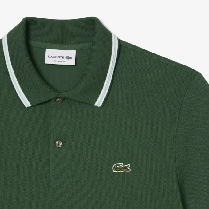 Polo L.12.12 de corte regular con detalles decorativos para hombre