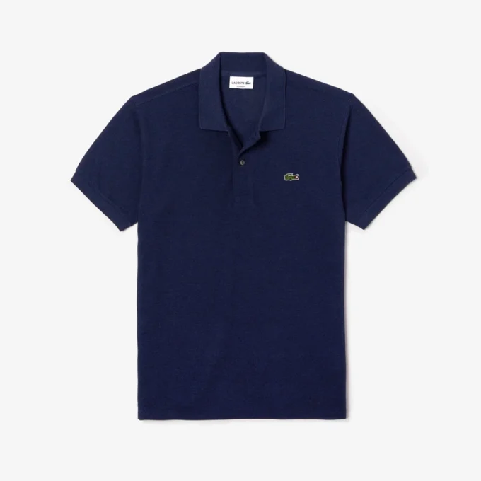 Polo L.12.12 jaspeado de corte clásico para hombre