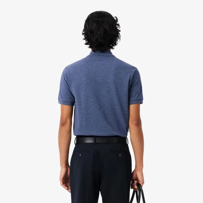 Polo L.12.12 jaspeado de corte clásico para hombre
