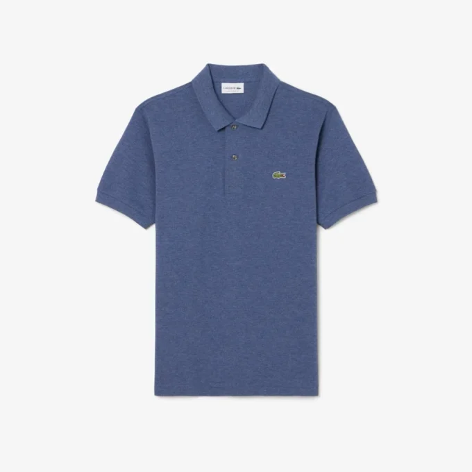 Polo L.12.12 jaspeado de corte clásico para hombre