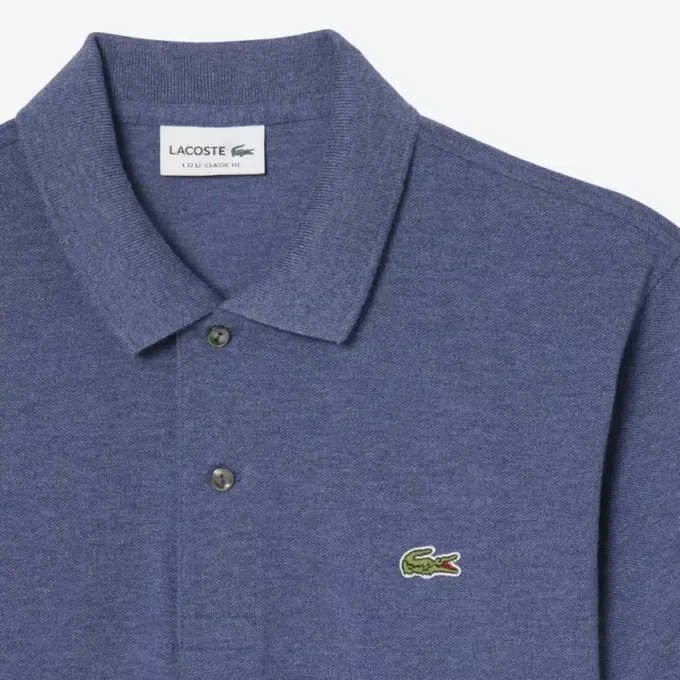 Polo L.12.12 jaspeado de corte clásico para hombre