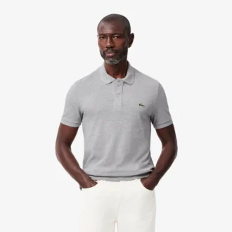 Polo L.12.12 Piqué de corte ajustado para hombre