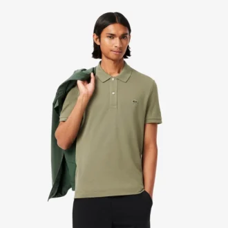 Polo L.12.12 Piqué de corte ajustado para hombre