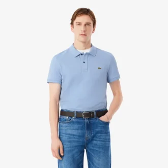 Polo L.12.12 Piqué de corte ajustado para hombre