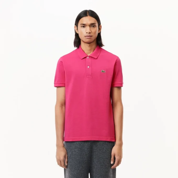 Polo L.12.12 Piqué de corte ajustado para hombre