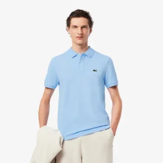 Polo L.12.12 Piqué de corte ajustado para hombre