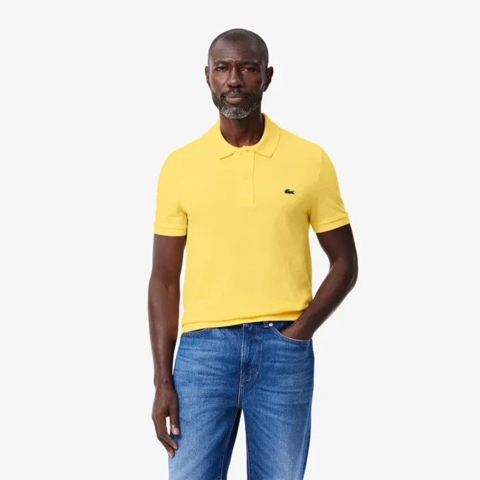 Polo L.12.12 Piqué de corte ajustado para hombre