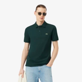 Polo L.12.12 Piqué de corte ajustado para hombre
