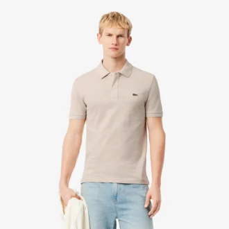 Polo L.12.12 Piqué de corte ajustado para hombre