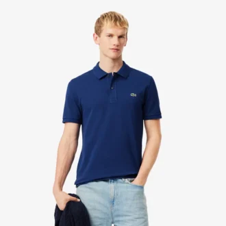 Polo L.12.12 Piqué de corte ajustado para hombre