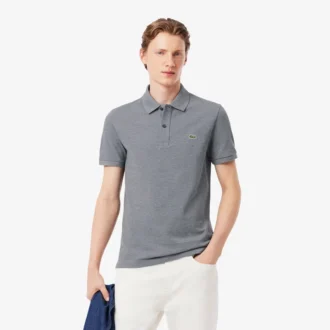 Polo L.12.12 Piqué de corte ajustado para hombre