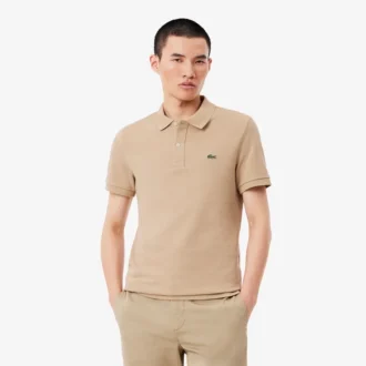 Polo L.12.12 Piqué de corte ajustado para hombre