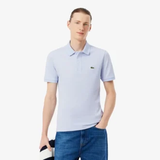 Polo L.12.12 Piqué de corte ajustado para hombre