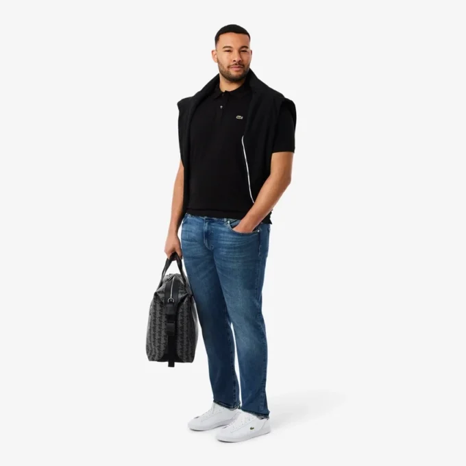 Polo L.12.12 Piqué de corte ajustado para hombre