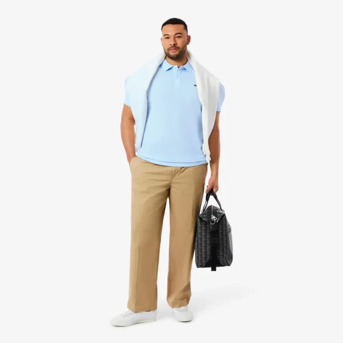 Polo L.12.12 Piqué de corte ajustado para hombre