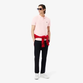 Polo L.12.12 Piqué de corte ajustado para hombre
