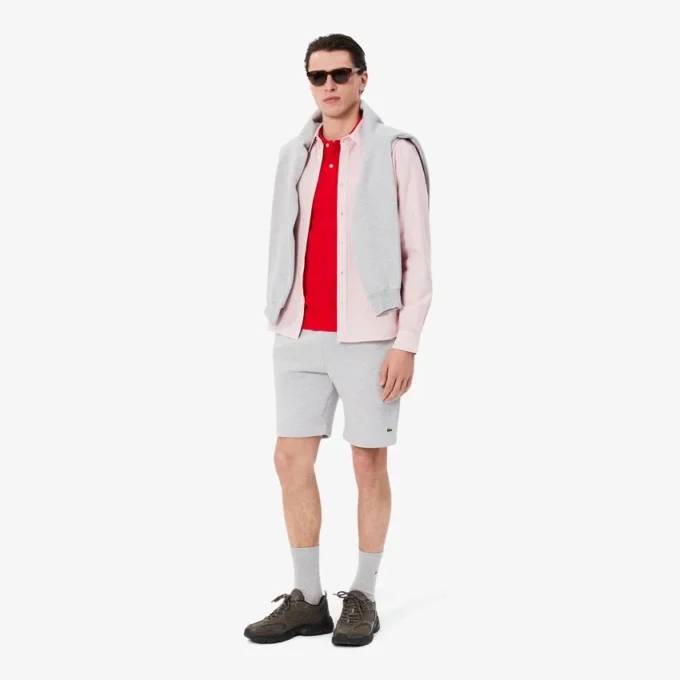 Polo L.12.12 Piqué de corte ajustado para hombre