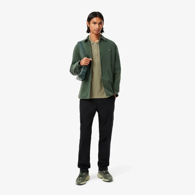 Polo L.12.12 Piqué de corte ajustado para hombre