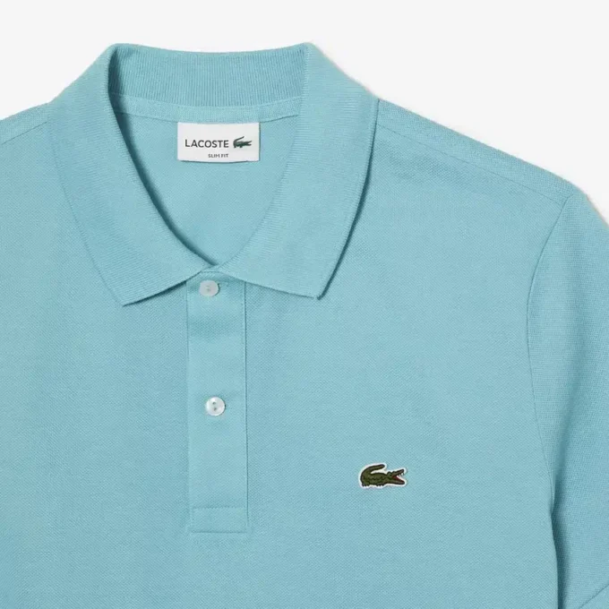 Polo L.12.12 Piqué de corte ajustado para hombre