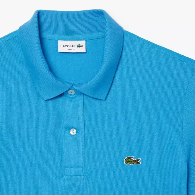 Polo L.12.12 Piqué de corte ajustado para hombre