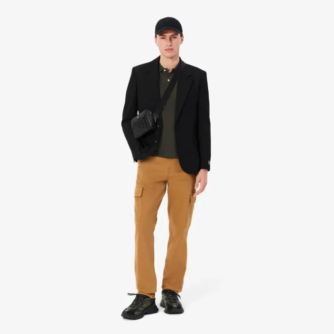 Polo L.12.12 Piqué de corte ajustado para hombre