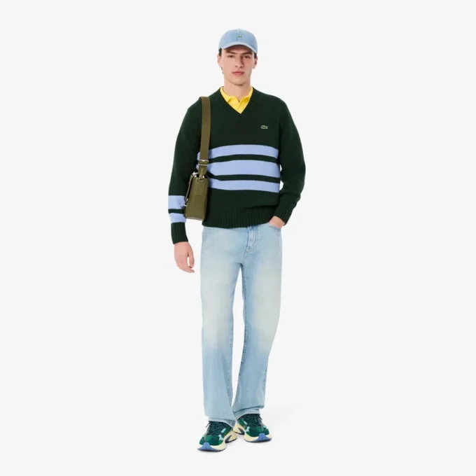 Polo L.12.12 Piqué de corte ajustado para hombre