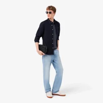 Polo L.12.12 Piqué de corte ajustado para hombre