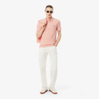 Polo L.12.12 Piqué de corte ajustado para hombre