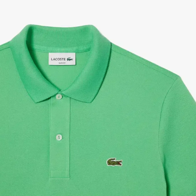 Polo L.12.12 Piqué de corte ajustado para hombre