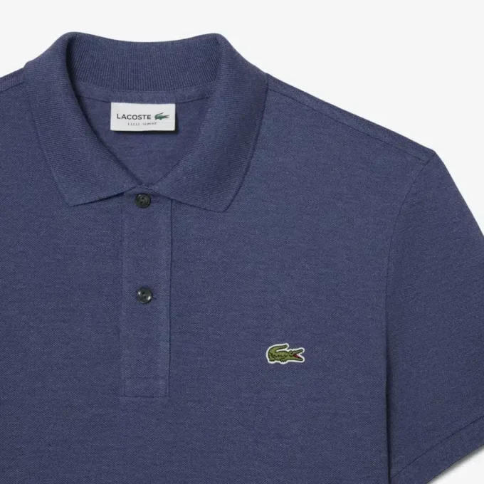 Polo L.12.12 Piqué de corte ajustado para hombre