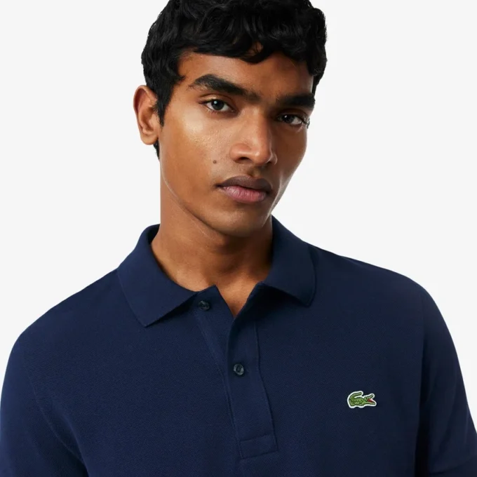 Polo L.12.12 Piqué de corte ajustado para hombre