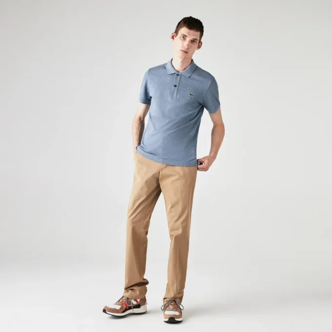 Polo L.12.12 Piqué de corte ajustado para hombre