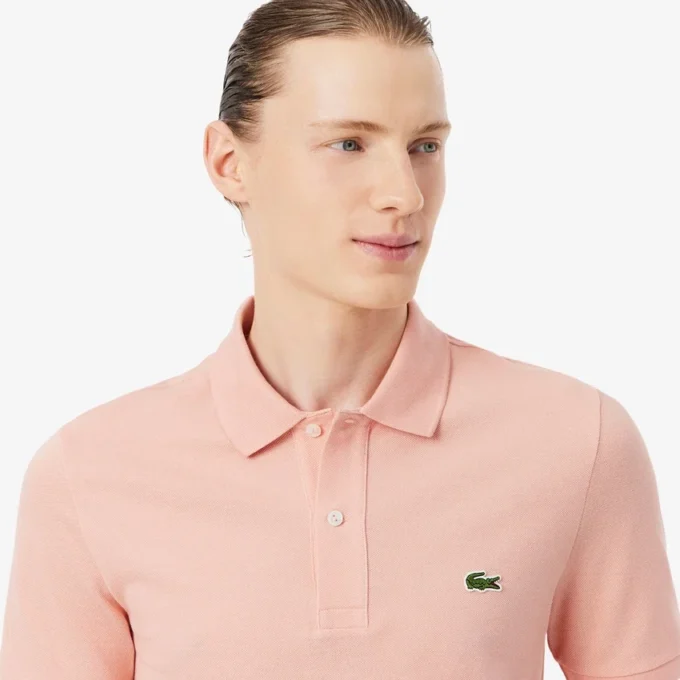 Polo L.12.12 Piqué de corte ajustado para hombre