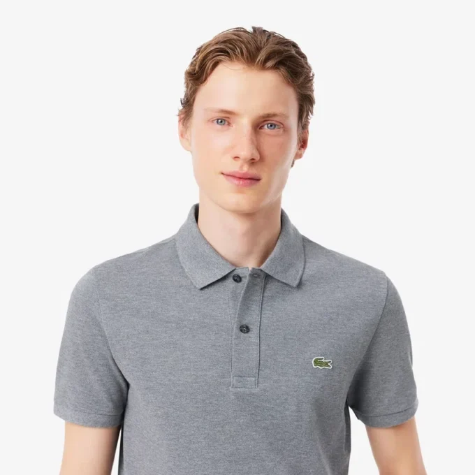 Polo L.12.12 Piqué de corte ajustado para hombre