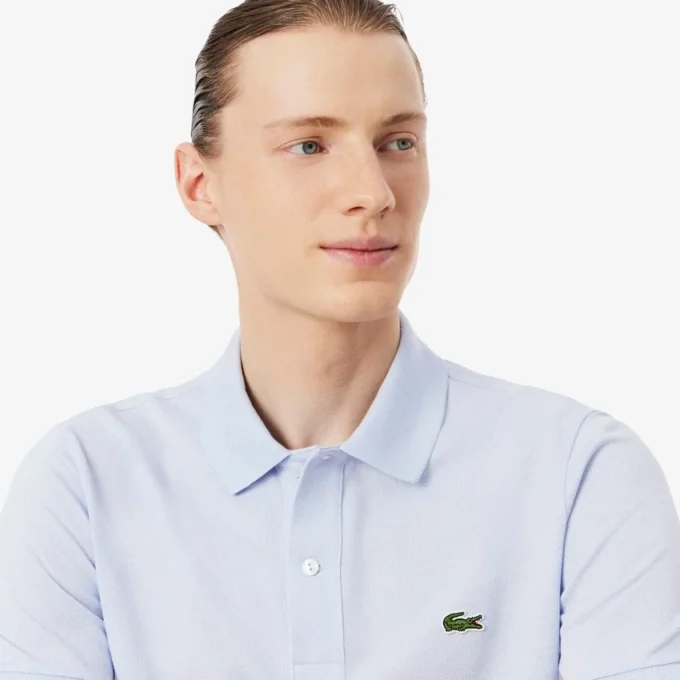 Polo L.12.12 Piqué de corte ajustado para hombre