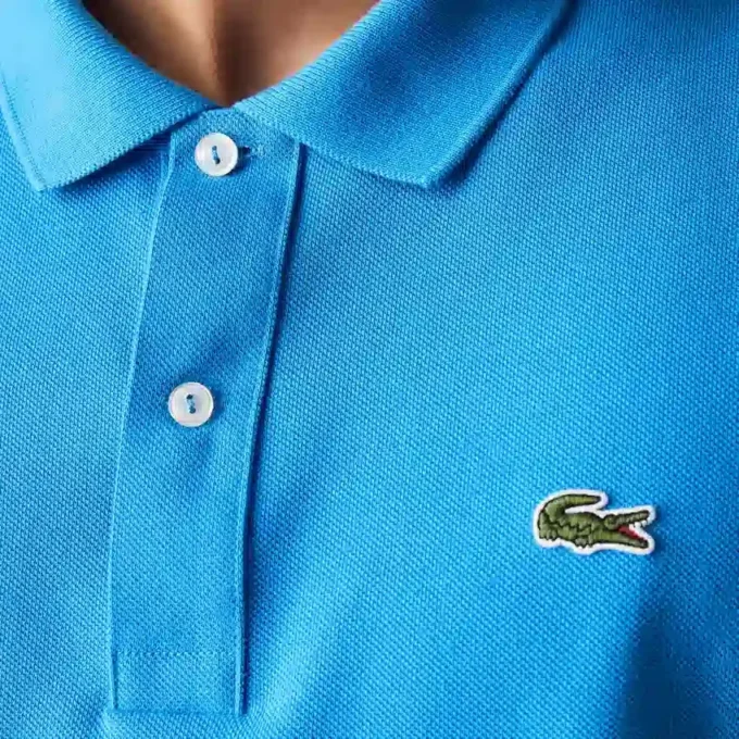 Polo L.12.12 Piqué de corte ajustado para hombre