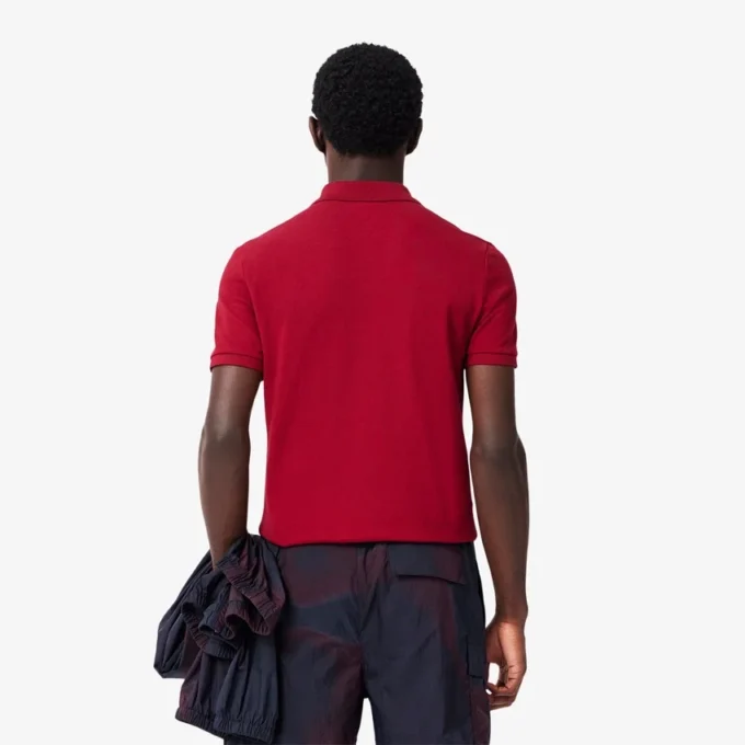 Polo L.12.12 Piqué de corte ajustado para hombre