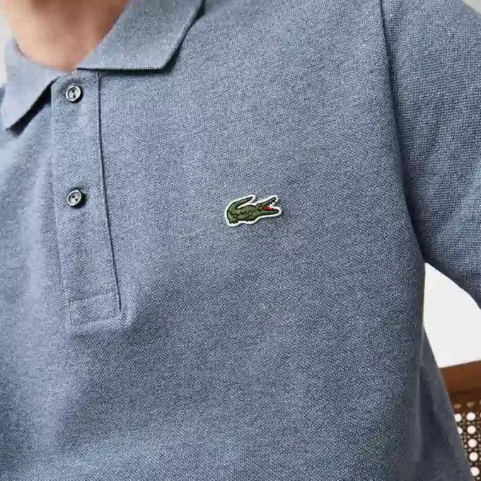 Polo L.12.12 Piqué de corte ajustado para hombre