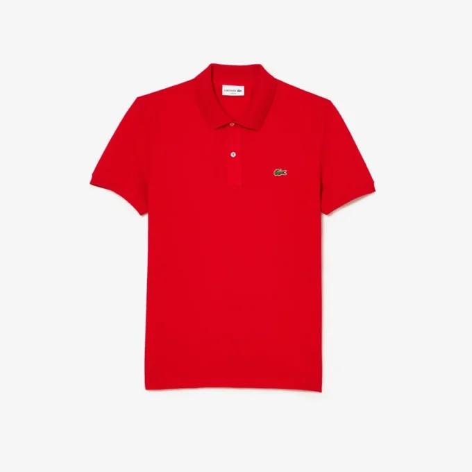 Polo L.12.12 Piqué de corte ajustado para hombre