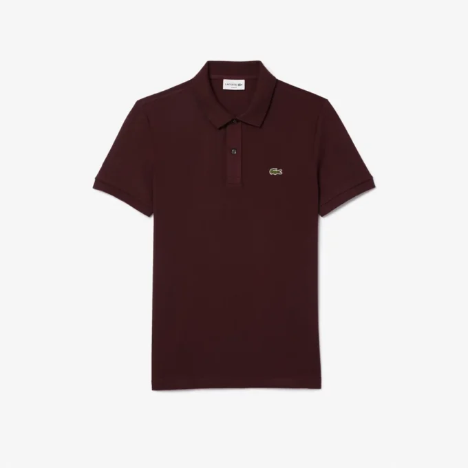 Polo L.12.12 Piqué de corte ajustado para hombre