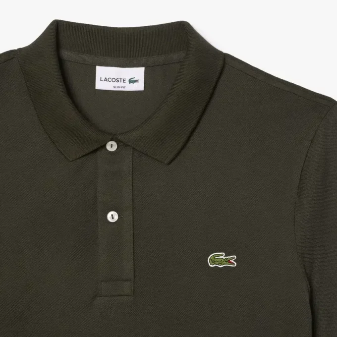Polo L.12.12 Piqué de corte ajustado para hombre