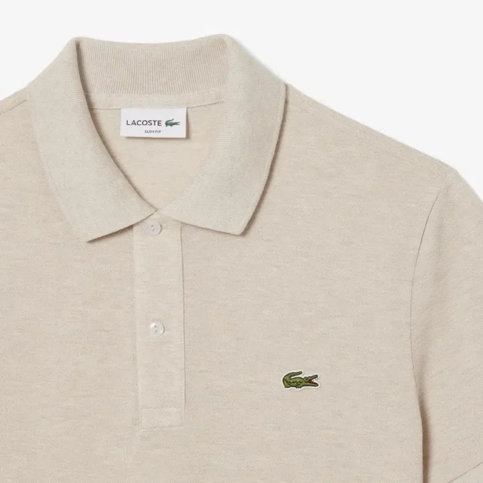 Polo L.12.12 Piqué de corte ajustado para hombre