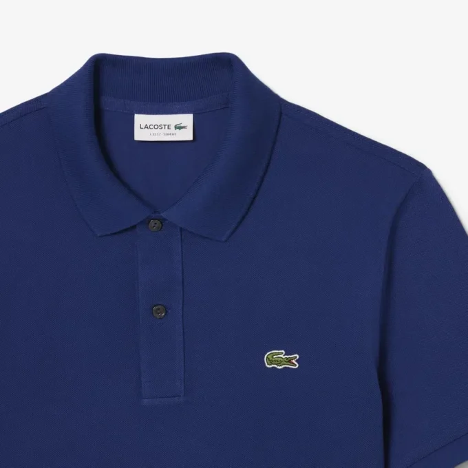 Polo L.12.12 Piqué de corte ajustado para hombre
