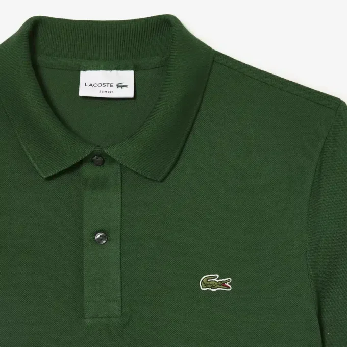 Polo L.12.12 Piqué de corte ajustado para hombre