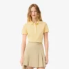 Polo L.12.D de mujer, corte ajustado y elástico, con tejido piqué