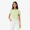 Polo L.12.D de mujer, corte ajustado y elástico, con tejido piqué