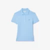 Polo L.12.D de mujer, corte ajustado y elástico, con tejido piqué
