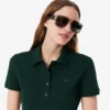 Polo L.12.D de mujer, corte ajustado y elástico, con tejido piqué